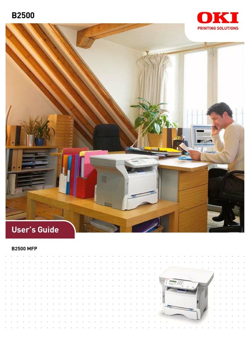 Oki B2500 User manual