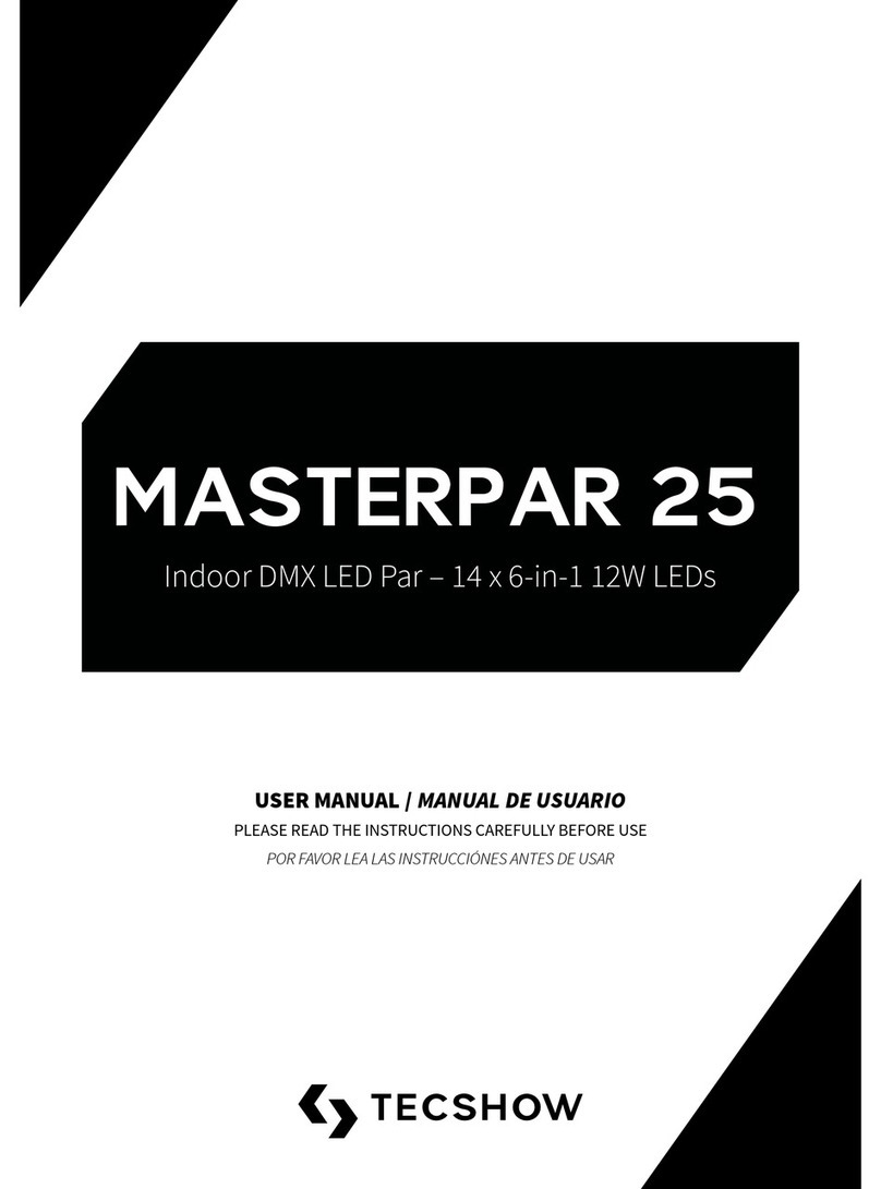 TECshow MASTERPAR 25 User manual