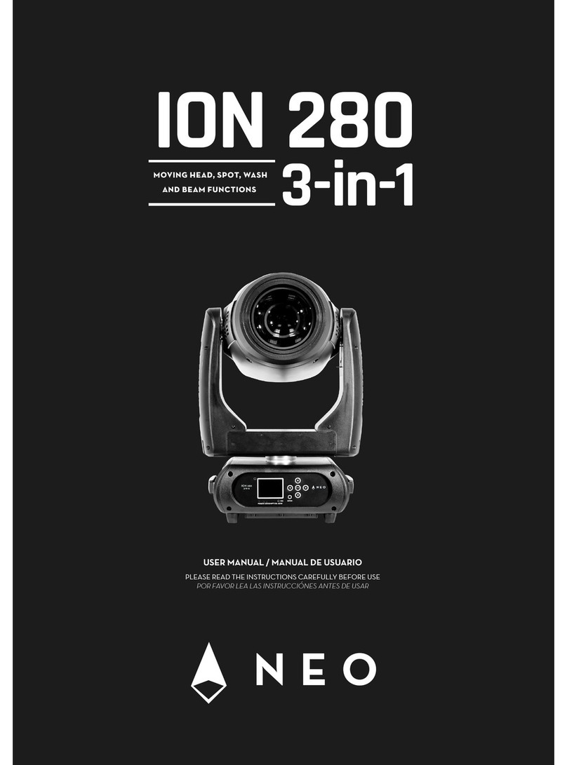 NEO Ion 280 3-en-1 User manual NEO Ion 280 3-en-1 User manual