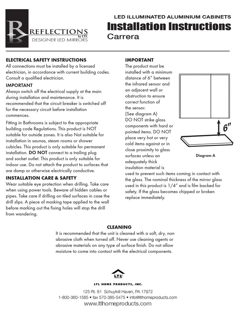 Reflections Carrera installation instructions