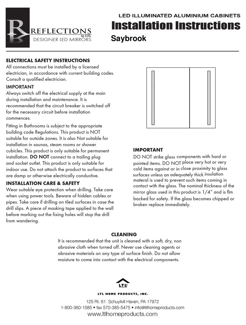Reflections Saybrook installation instructions