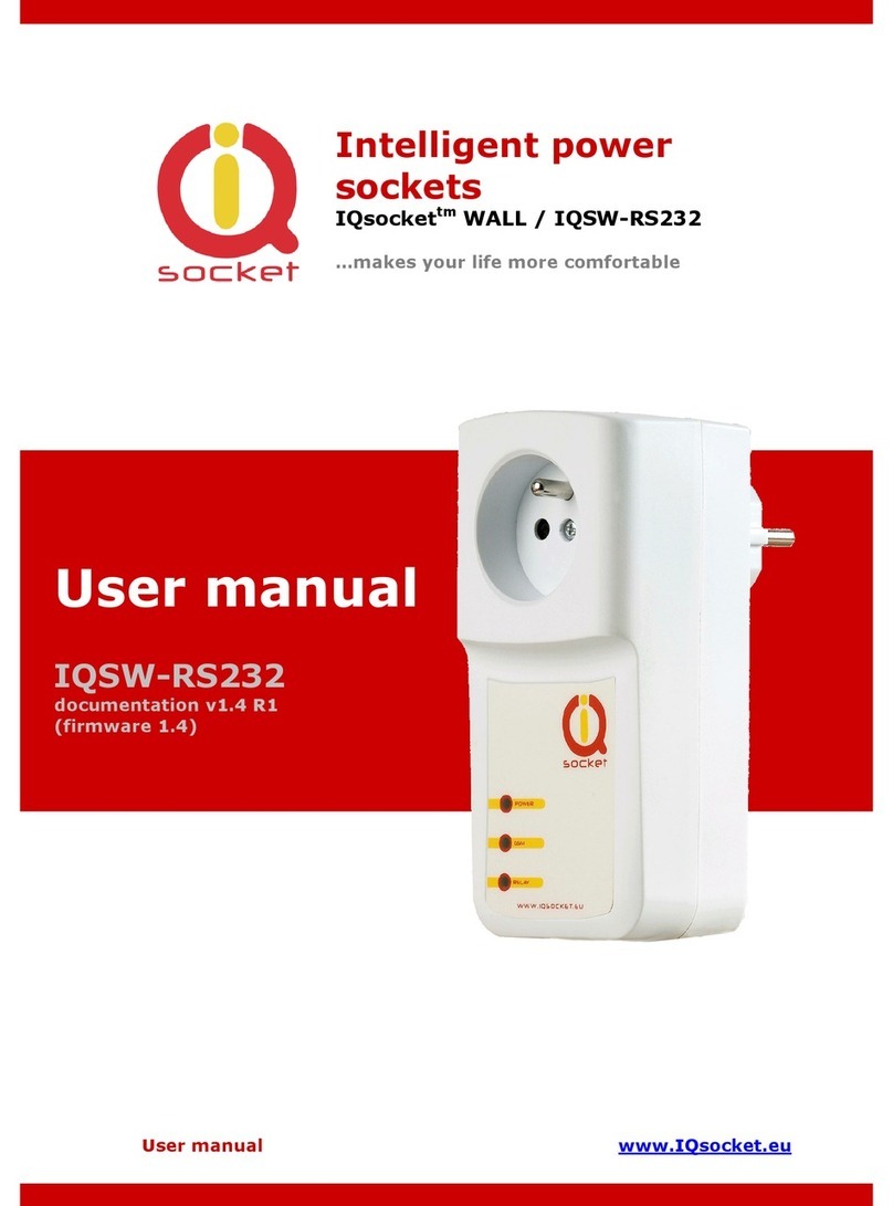 IQsocket IQSW-RS232 user manual