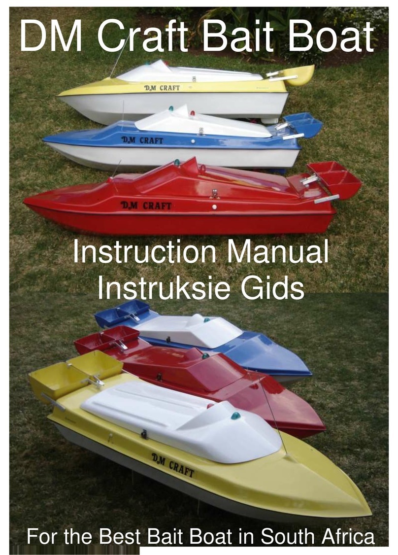DM Craft Bait Boat VIP instruction manual