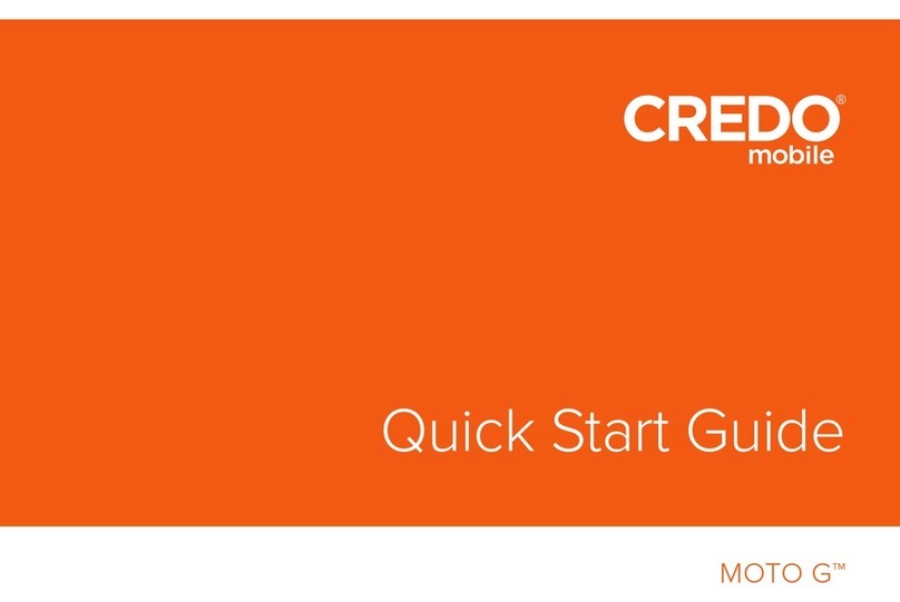 Credo mobile Moto G User manual