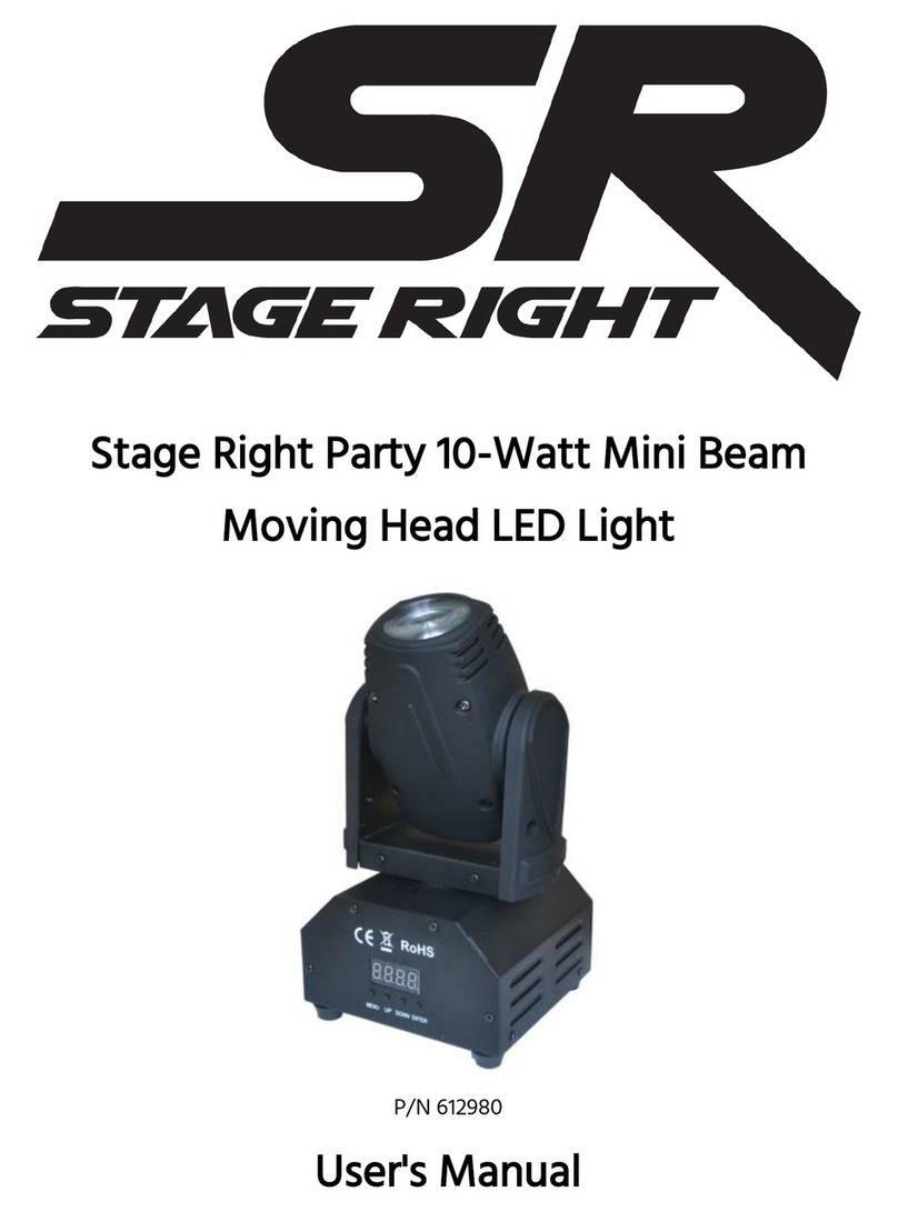 Stage right 612980 user manual