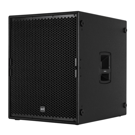 RCF SUB 9007-AS User manual