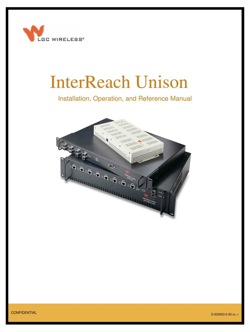 LGC wireless InterReach Unison Installation & operation manual
