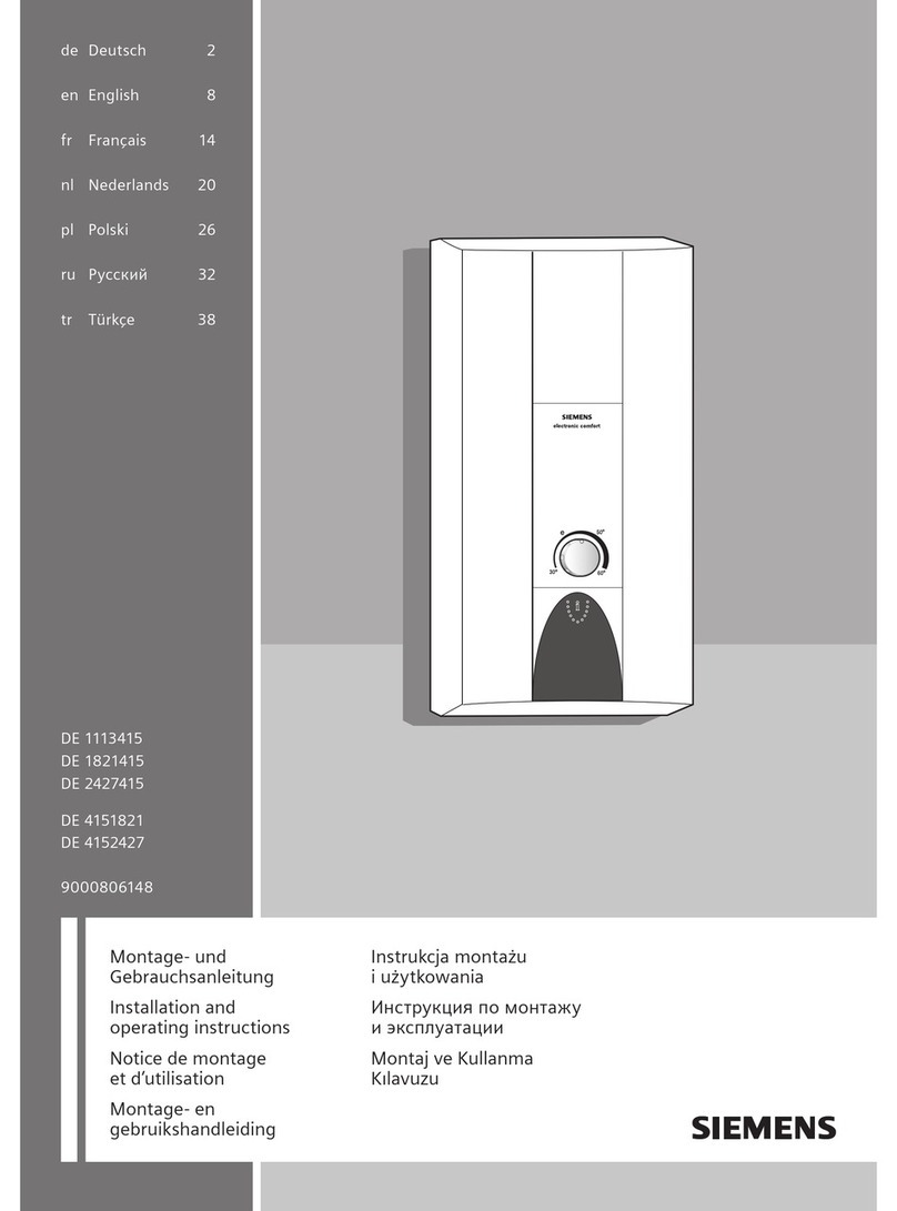 Siemens DE 1113415 User manual