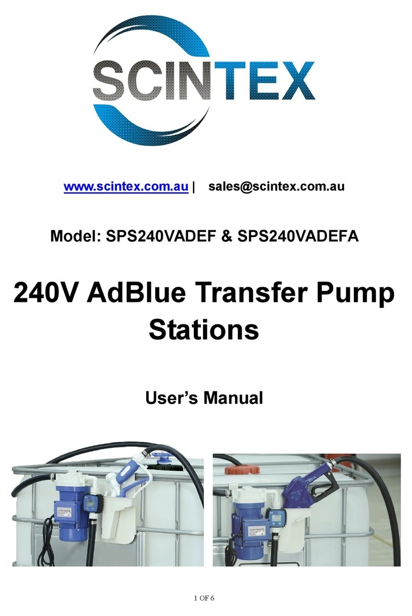 SCINTEX SPS240VADEF user manual