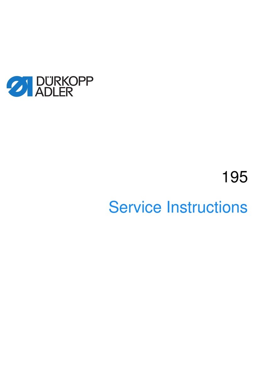 Dürkopp Adler 195 Operating instructions