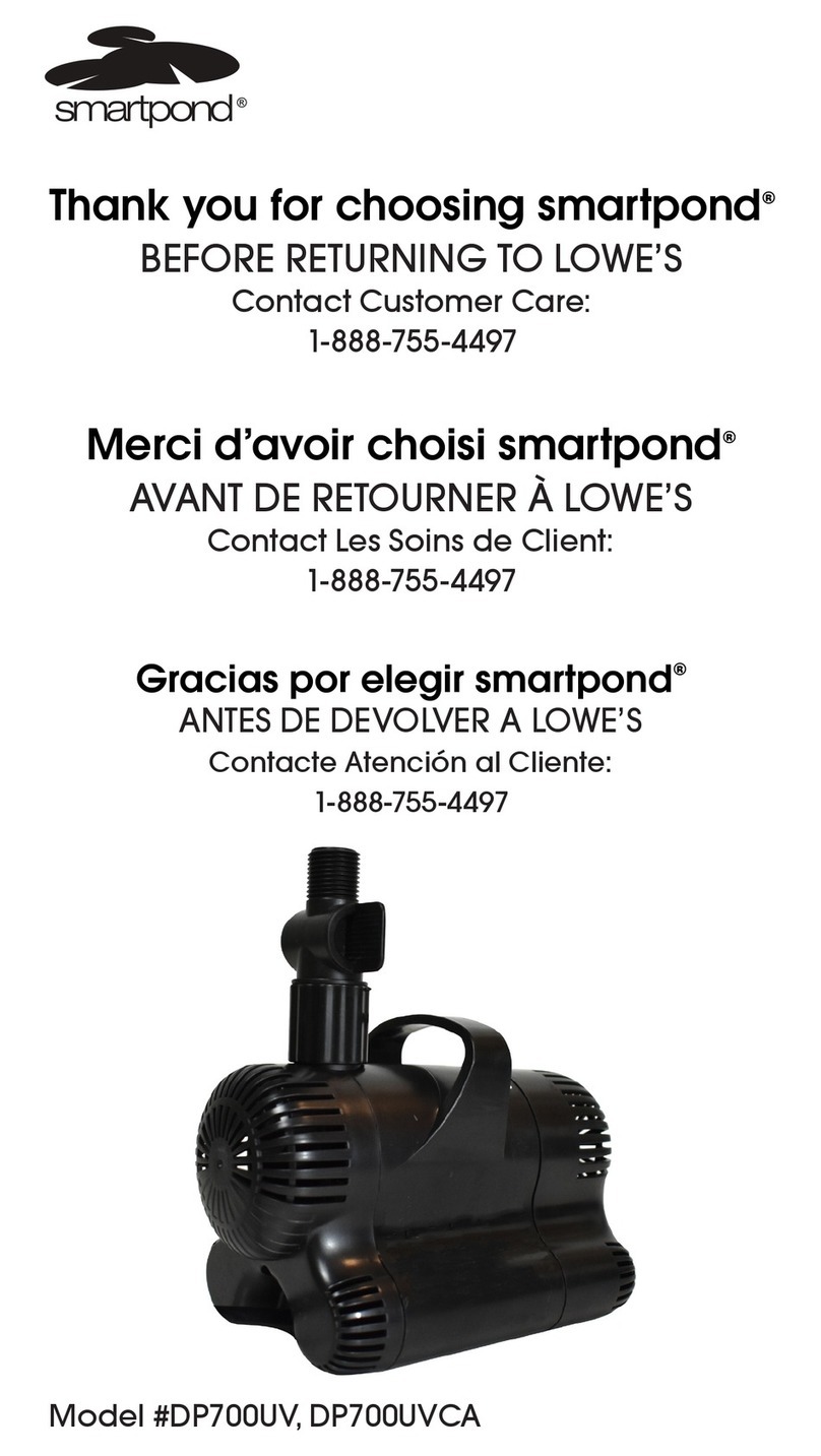 Smartpond DP700UVCA manual