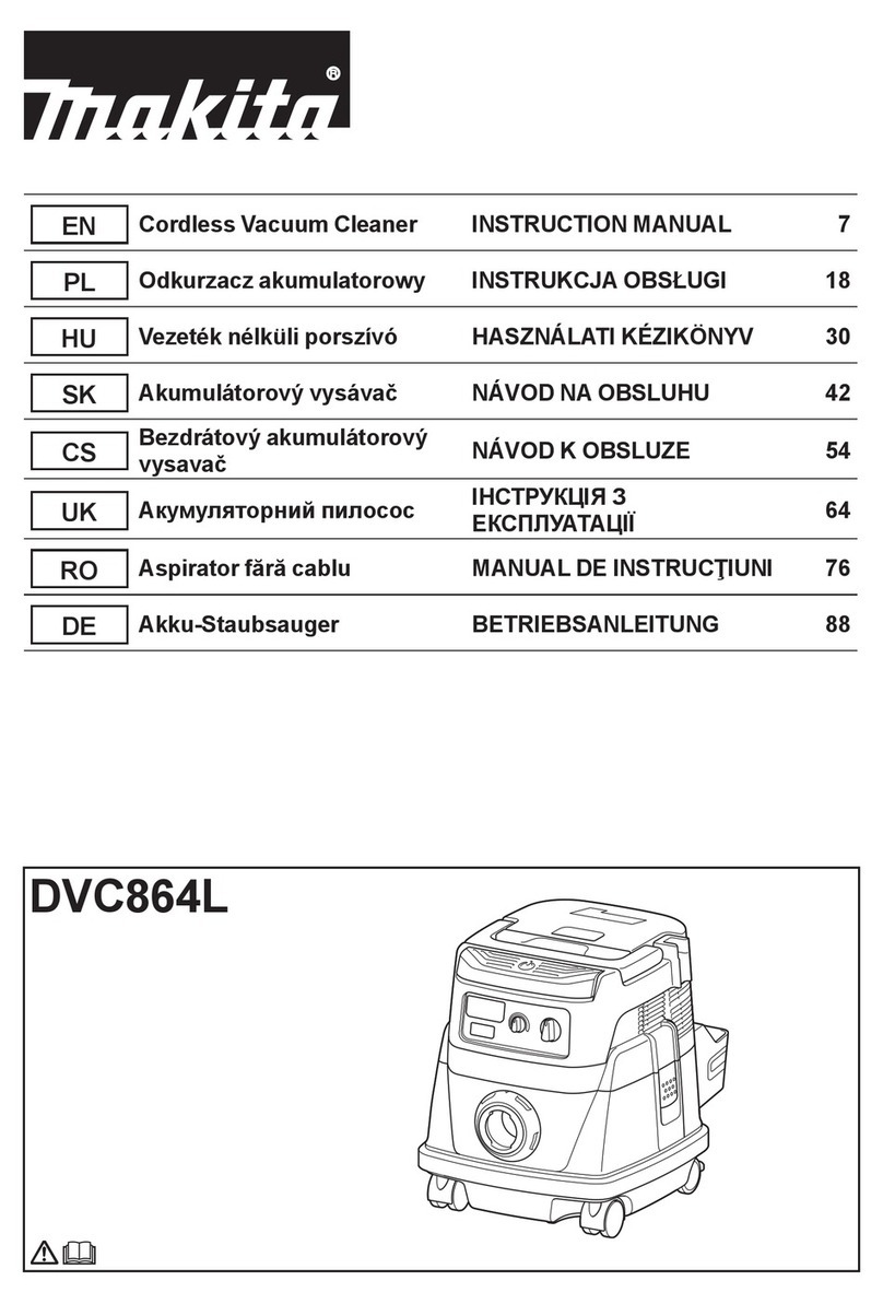 Makita DVC864L instruction manual