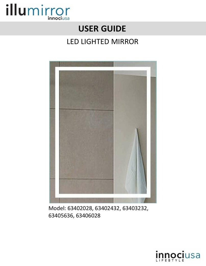 Innoci-USA illumirror 63402028 user guide Innoci-USA illumirror 63402028 user guide