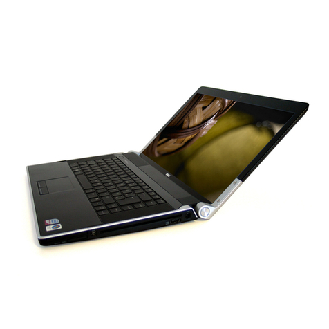 Dell Studio XPS PP35L Setup guide