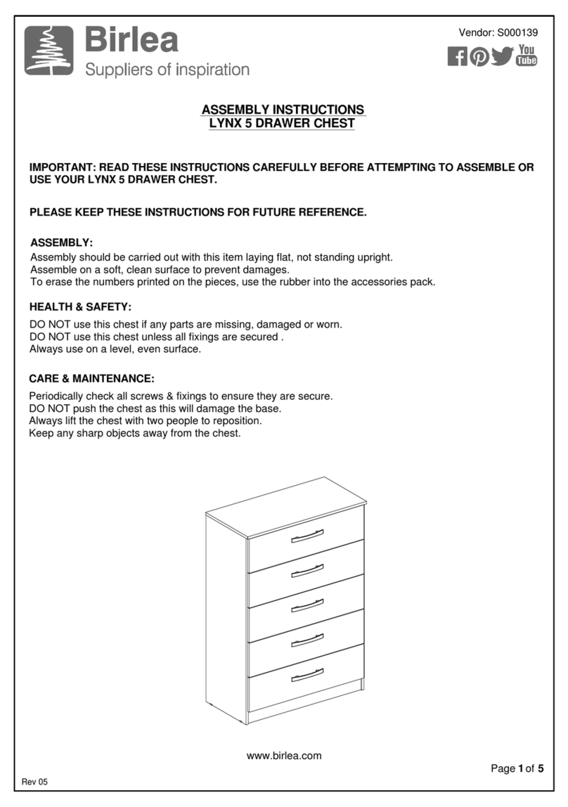 Birlea LYNX 5 User manual Birlea LYNX 5 User manual