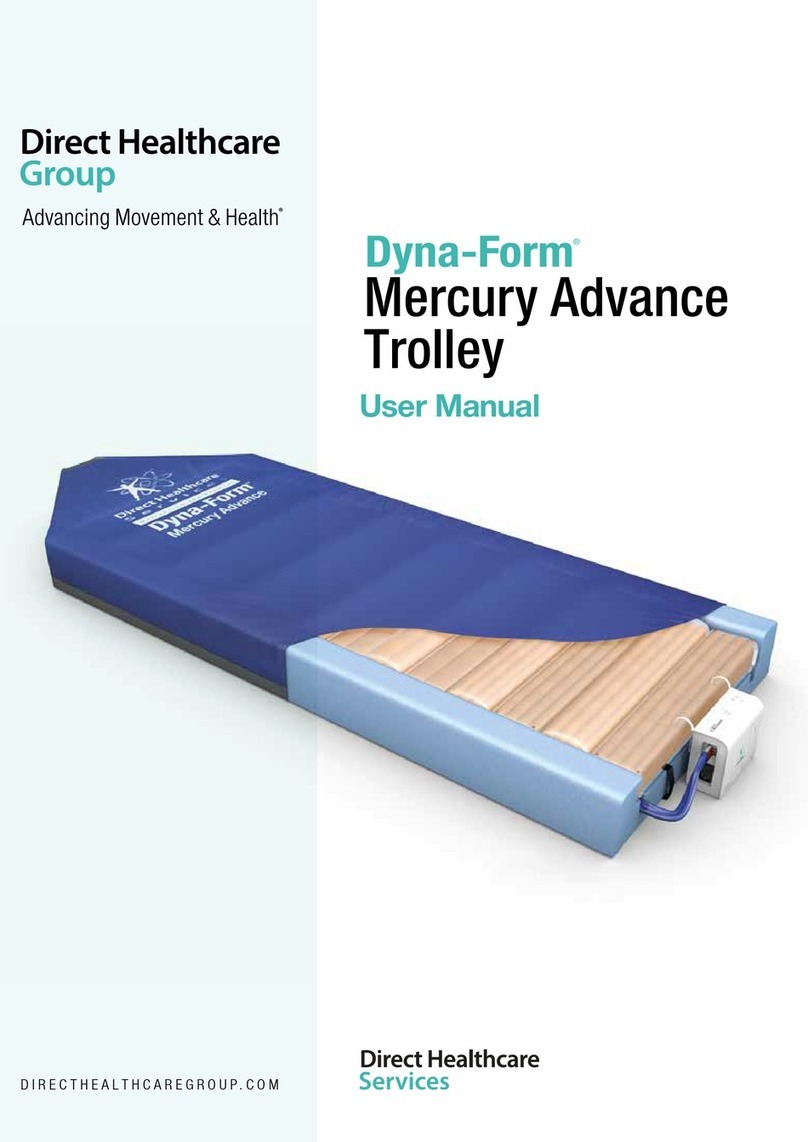 Direct Healthcare Group Dyna-Form Mercury Advance User manual