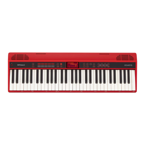 Roland GO:KEYS User manual