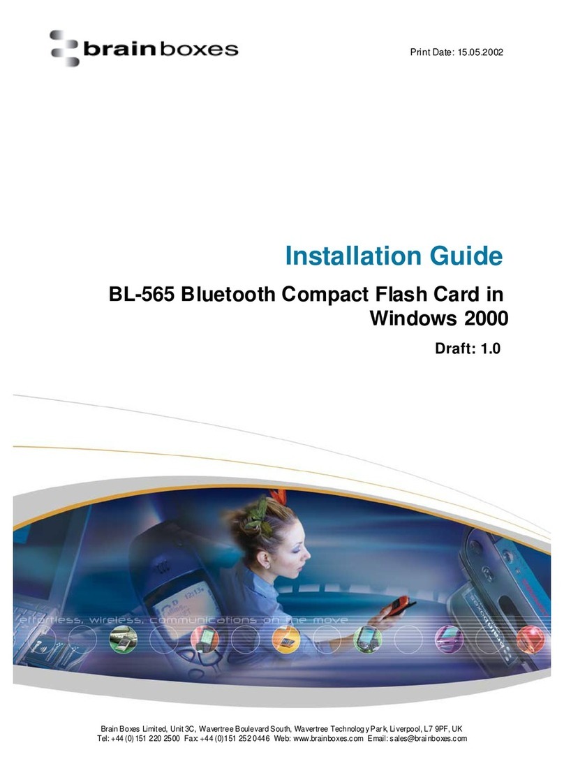 Brainboxes BL-565 User manual
