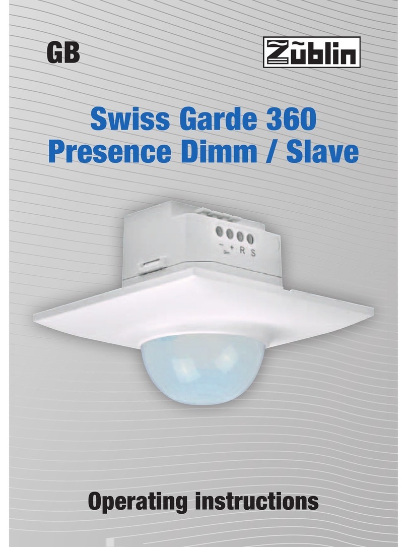 Zublin SG360P Dimm operating instructions