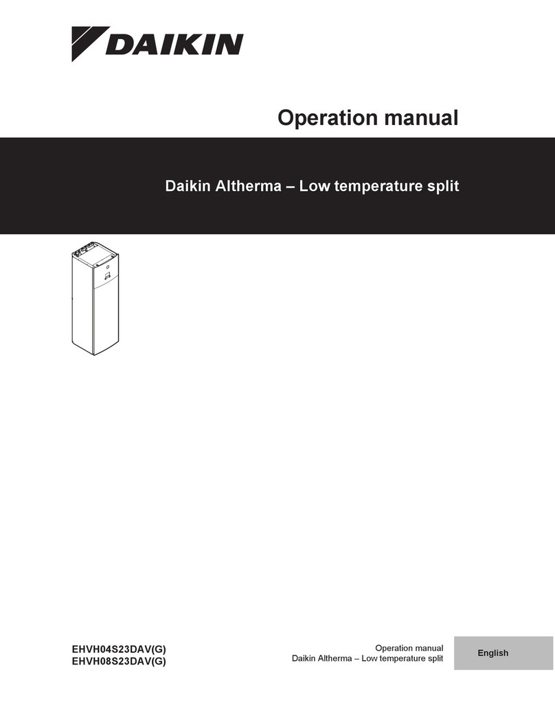 Daikin Altherma EHVH04S23DAV User manual