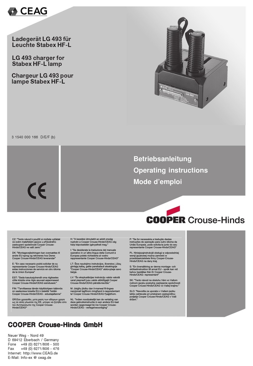 CEAG LG 493 operating instructions