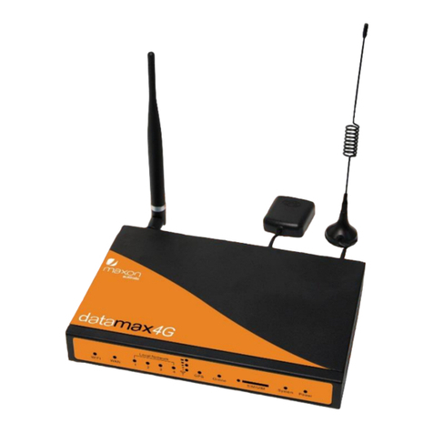 Maxon Datamax 4G user manual