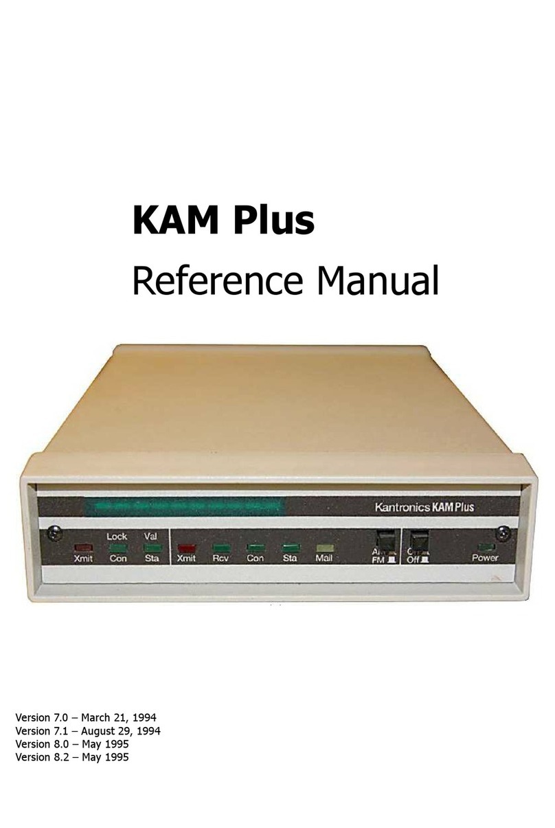 Kantronics KAM Plus User manual