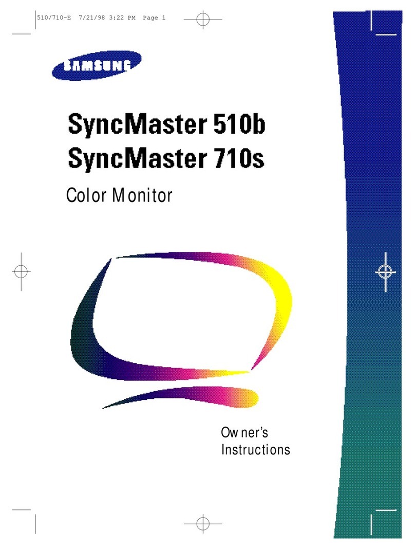 Samsung SyncMaster 510b User manual