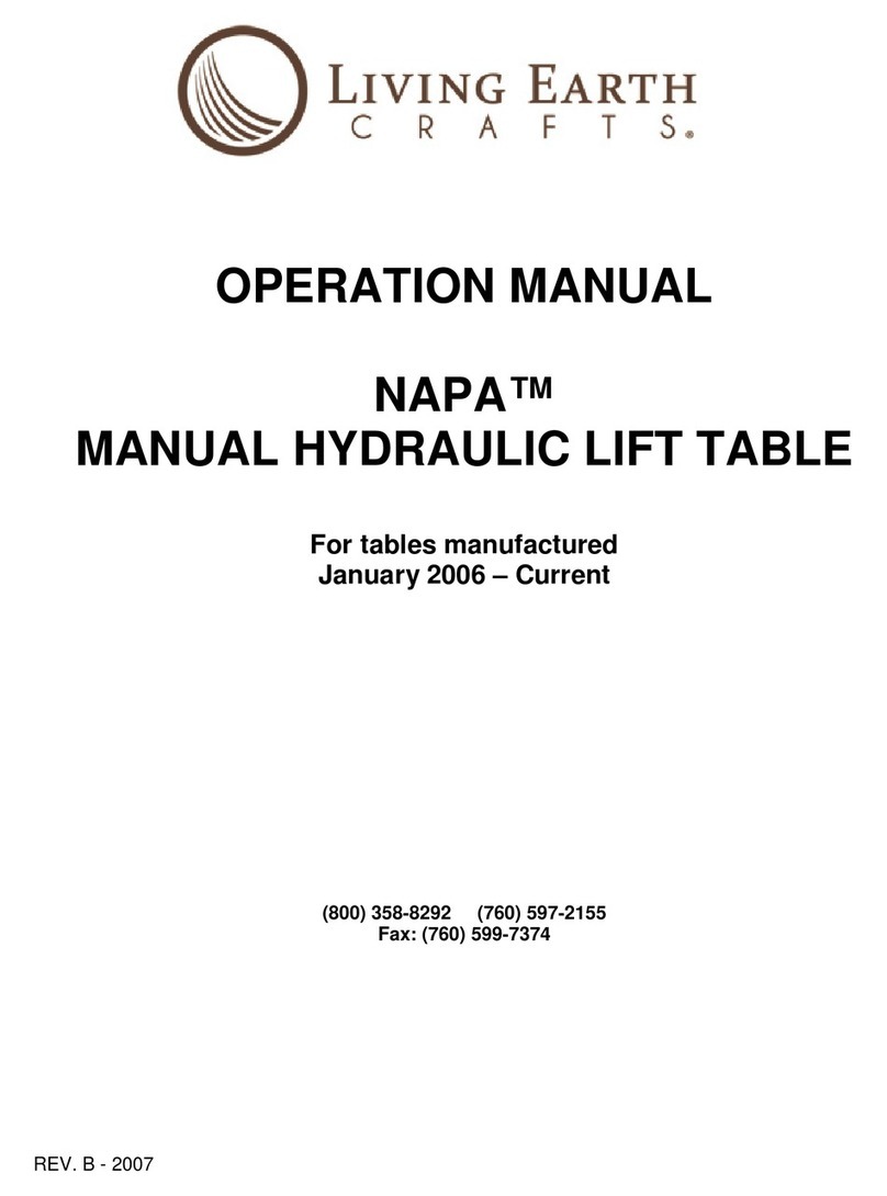Living Earth Napa Operation manual