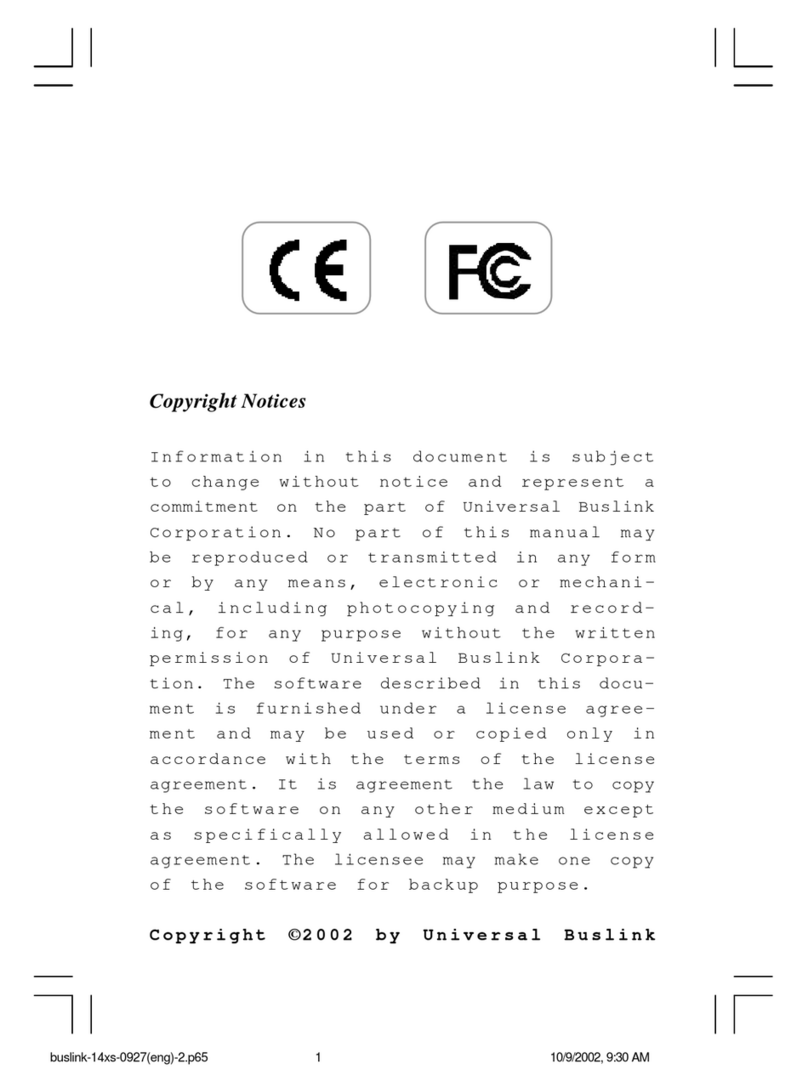BUSlink HAN-14XS user manual
