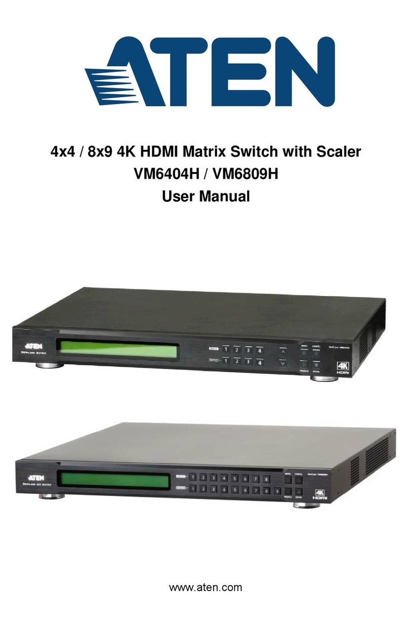 ATEN VM6404H User manual