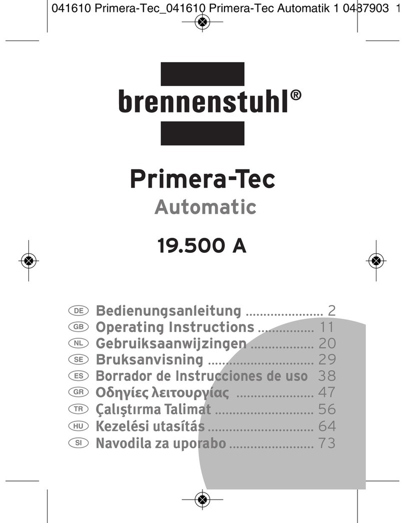 brennenstuhl Primera-Tec Automatic 19.500 A User manual