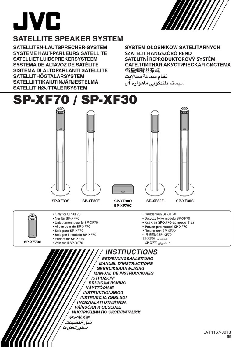 JVC SP-XF70 User manual