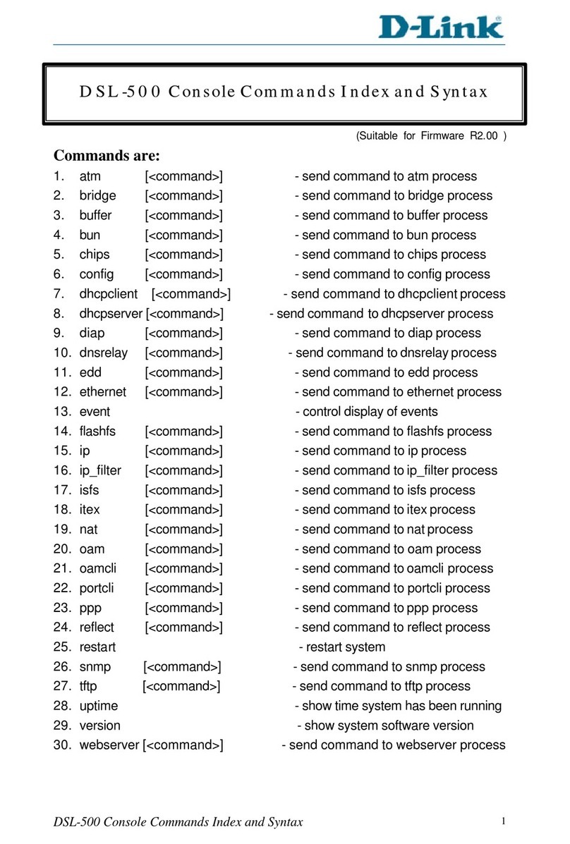 D-Link DSL-500 Installation manual D-Link DSL-500 Installation manual