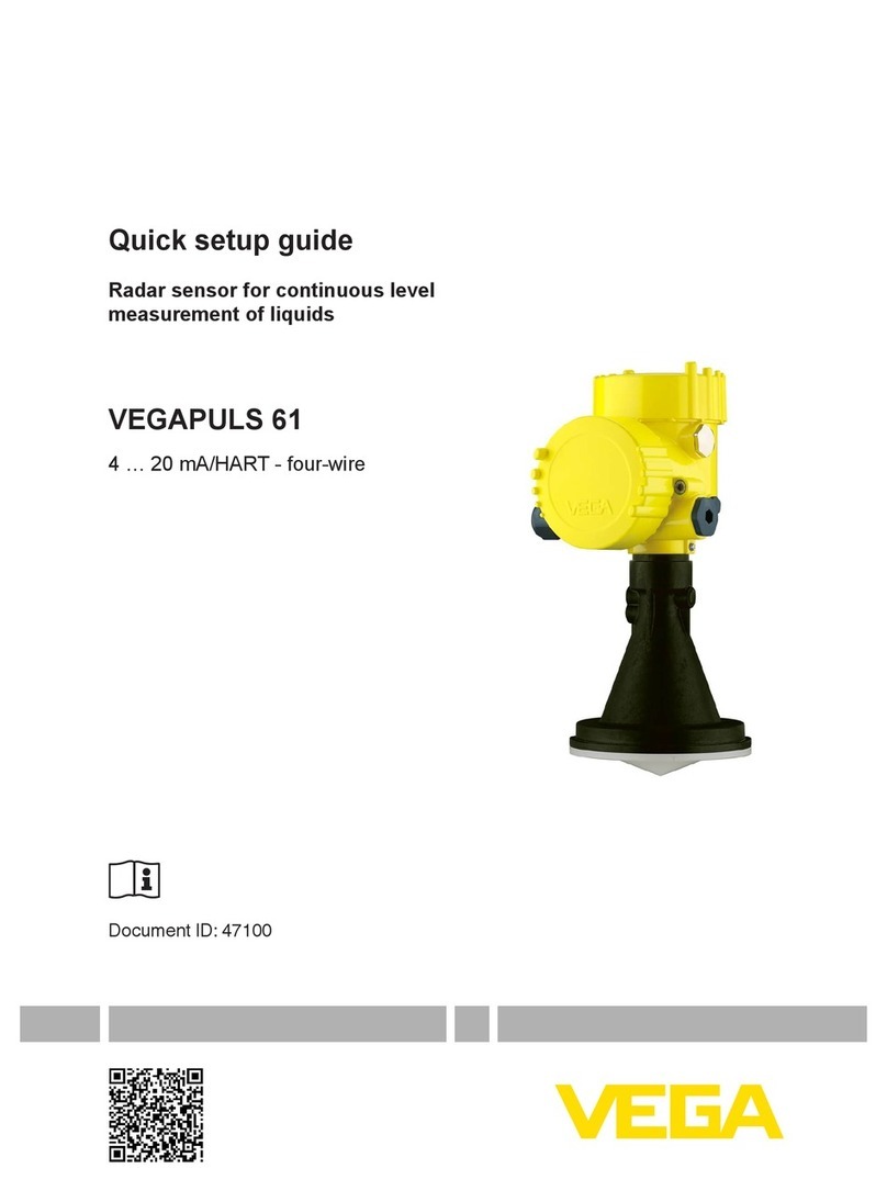 Vega VEGAPULS 61 Quick setup guide