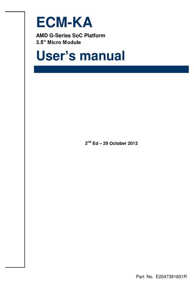 Avalue Technology ECM-KA User manual