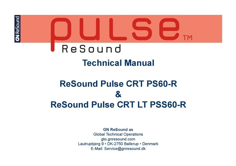GN Resound Pulse CRT PS60-R User manual GN Resound Pulse CRT PS60-R User manual