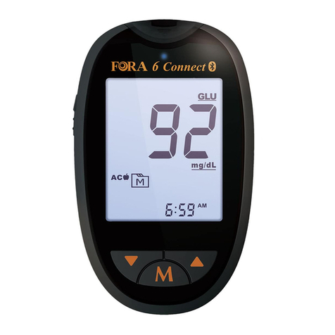 ForaCare FORA 6 Connect User manual