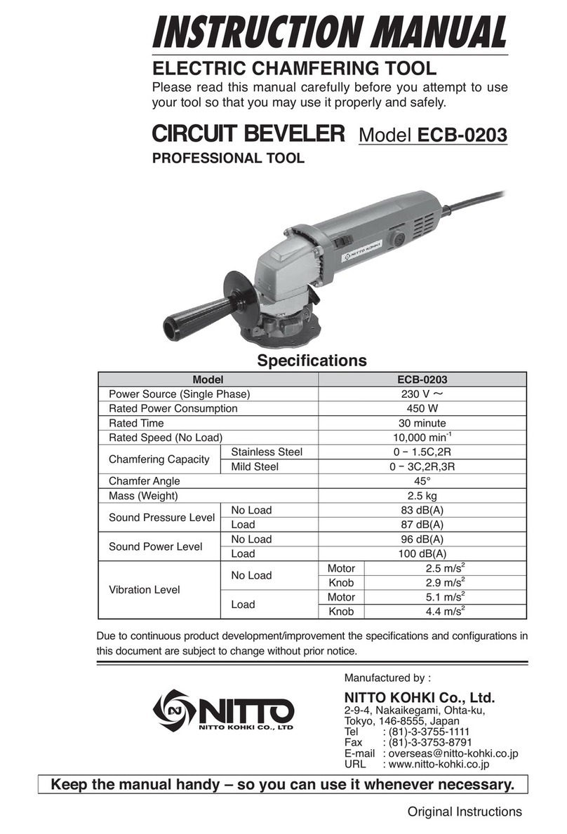 Nitto ECB-0203 instruction manual