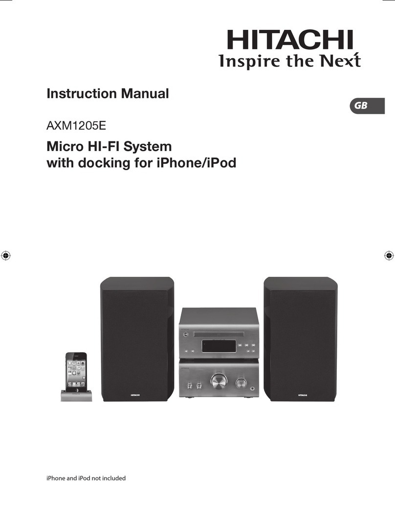 Hitachi AXM1205E instruction manual
