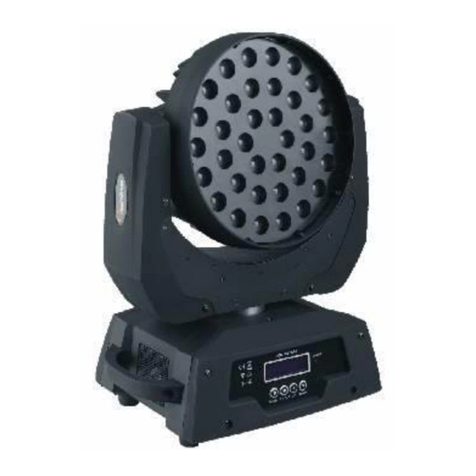 Sound Sation MHL-12W-36Z-RGBWAV Instruction sheet Sound Sation MHL-12W-36Z-RGBWAV Instruction sheet