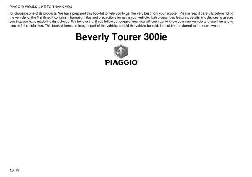 PIAGGIO Beverly 300 i.e. User manual