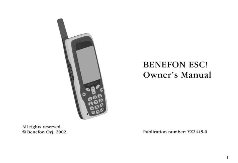 Benefon ESC User manual