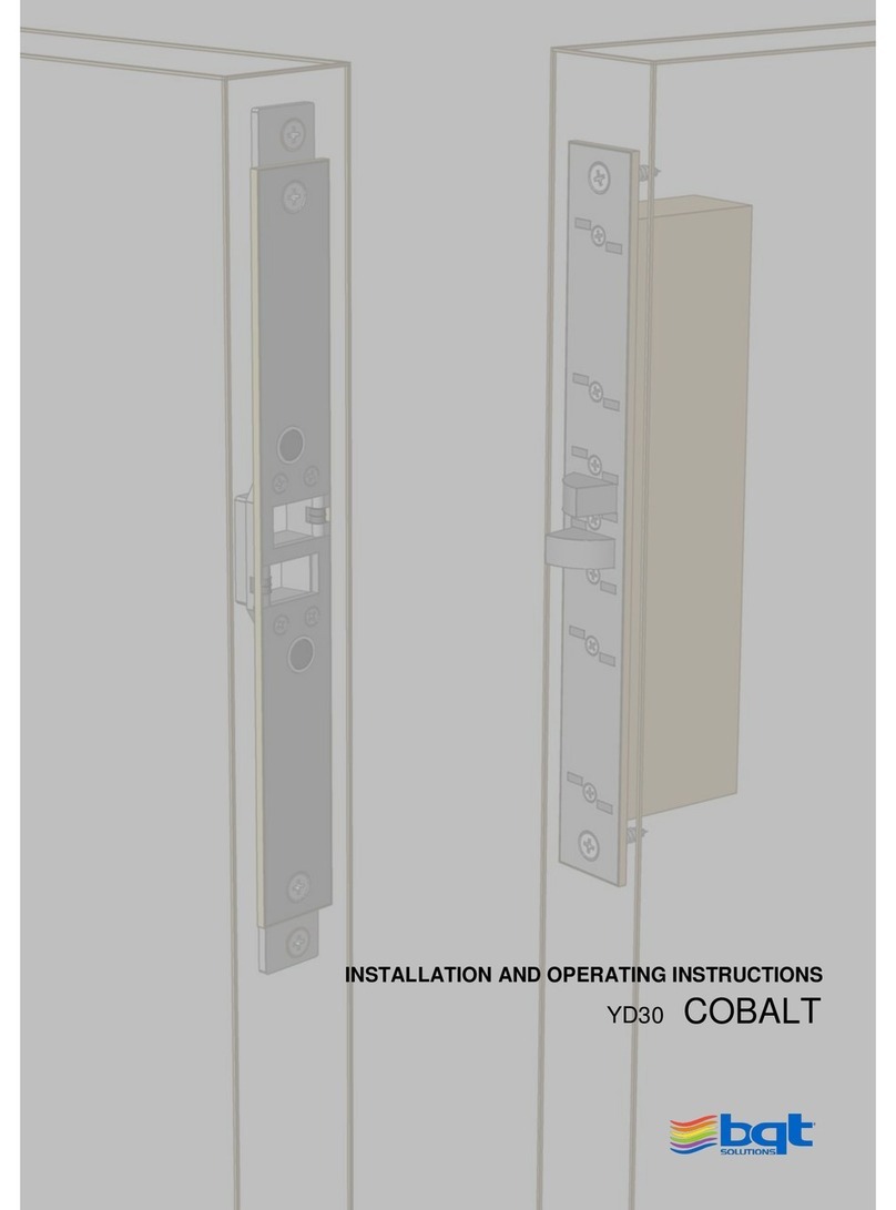BQT YD30 Cobalt Installation and operating instructions
