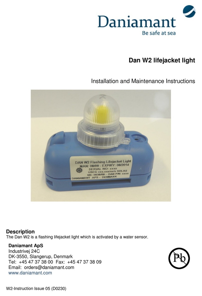 Daniamant Dan W2 Installation and maintenance instructions