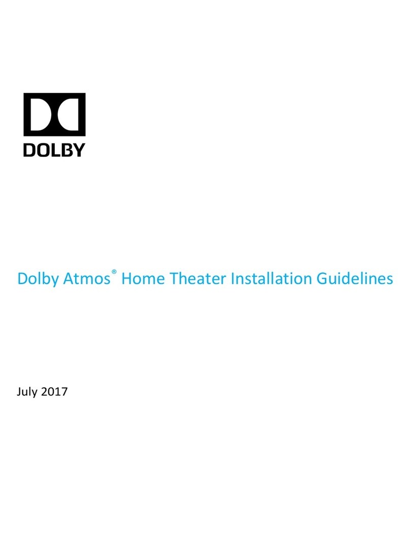 Dolby Digital Atmos Instruction sheet