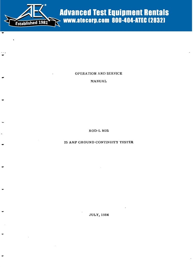 Atec ROD-L M25 Operation and service manual