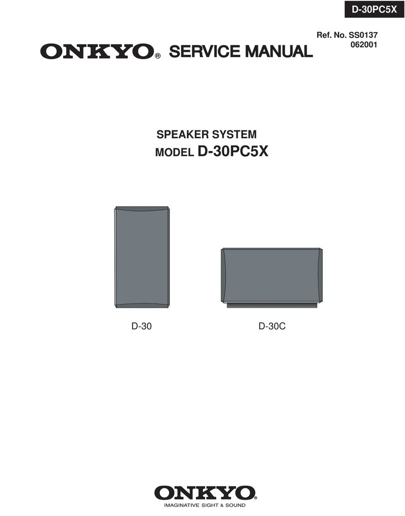 Onkyo D-30PC5X Service manual