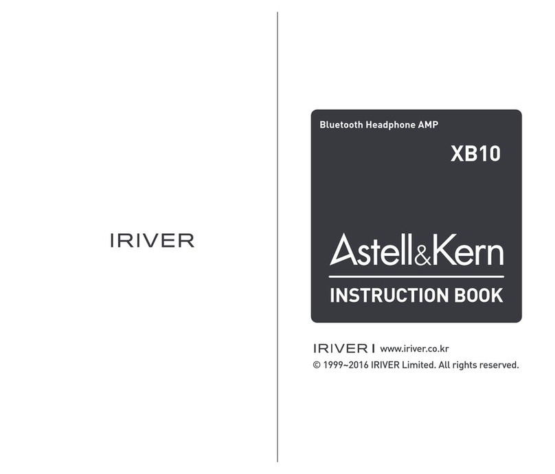IRiver XB10 Instruction book