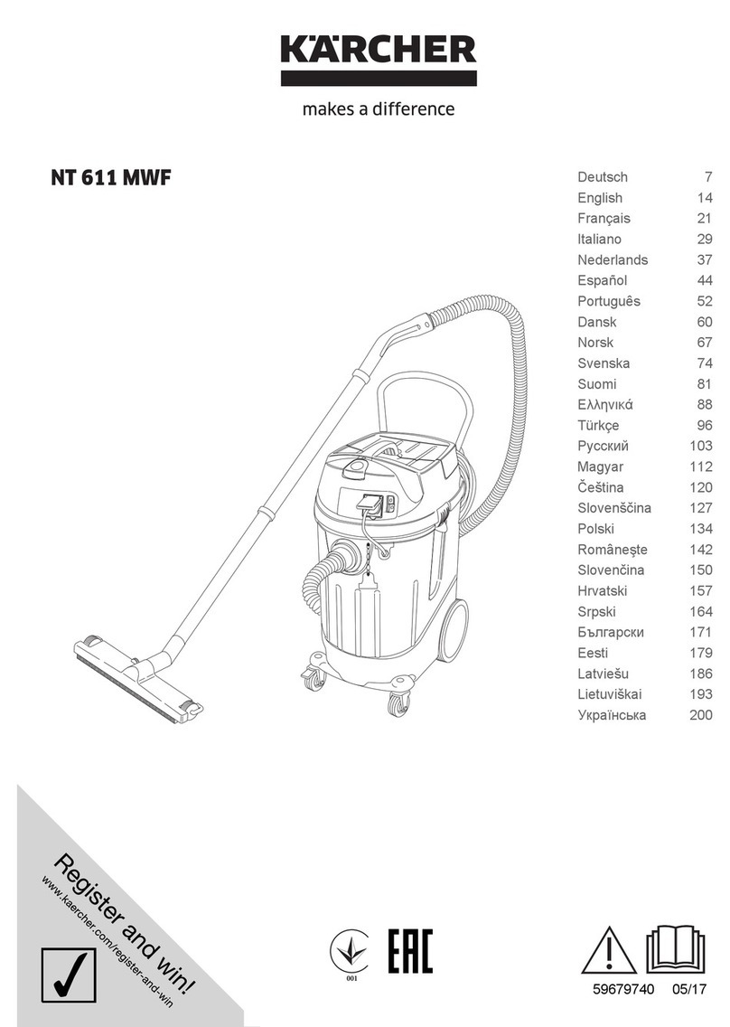 Kärcher NT 611 MWF Original instructions